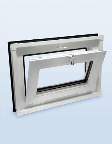 PVC toilet window type 1