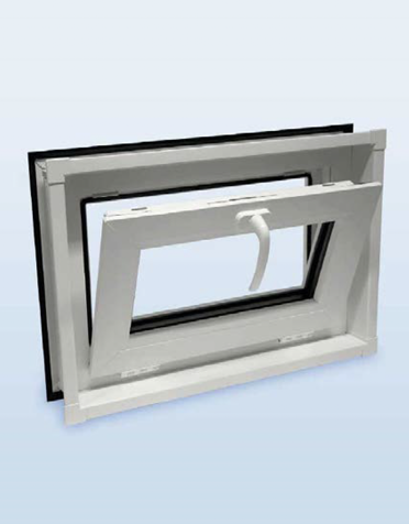 PVC toilet window type 2