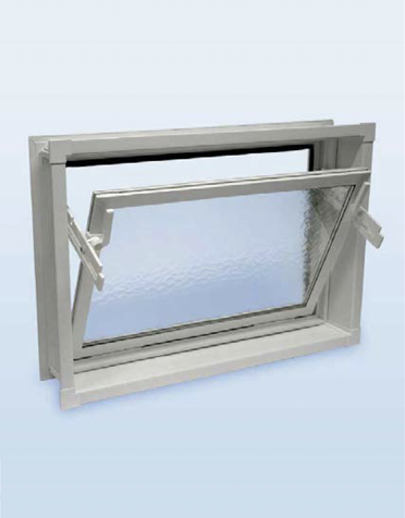 PVC toilet window type 3